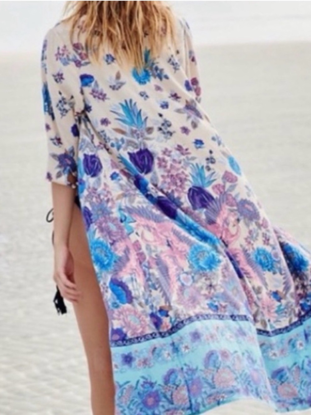 Spell Siren Song Kimono Duster OS EUC